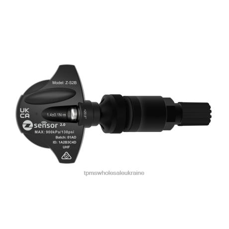 saab oe заміна датчика tpms - oe p/n 12825085 freq 433mhz TPMS Sensor FBRFF519 металевий шток клапана - чорний